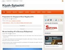 Tablet Screenshot of kiyah-splashh.com